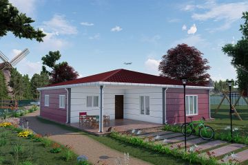 114 m² Çelik Ev