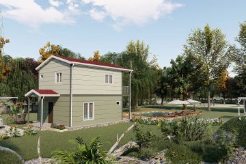 91 m² Çelik Ev