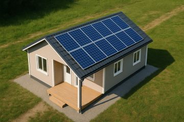 Prefabrik ve Konteyner Yapılarda Yenilenebilir Enerji Kullanımı (Güneş Paneli, Rüzgar Türbini)