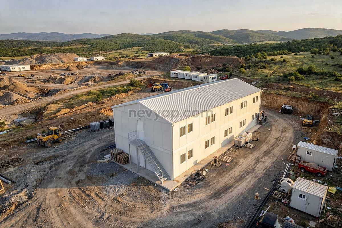 prefabrik çelik okul