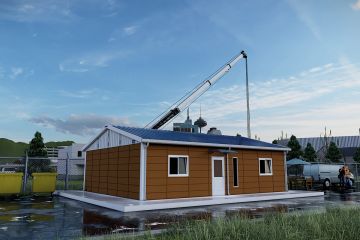 78 m² Prefabrik Ofis