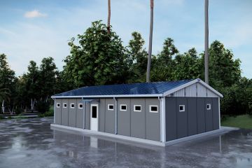 98 m² Prefabrik Wc & Duş