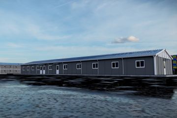 328 m² Prefabrik Yemekhane