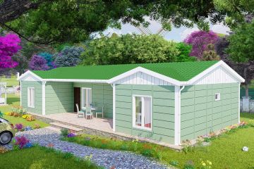 102 m² Prefabrik Ev