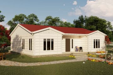 123 m² Prefabrik Ev