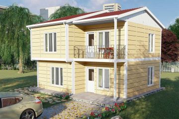 136 m² Prefabrik Villa