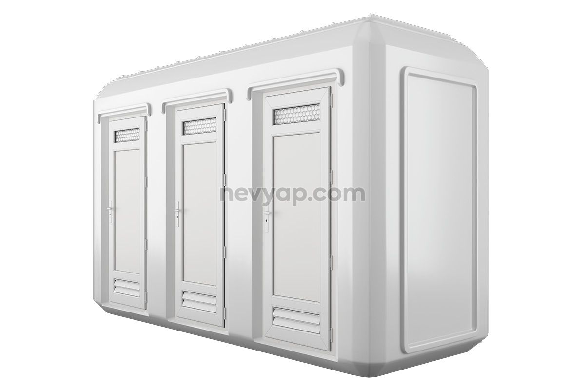 150x390 cm Seyyar Tuvalet ve Duş